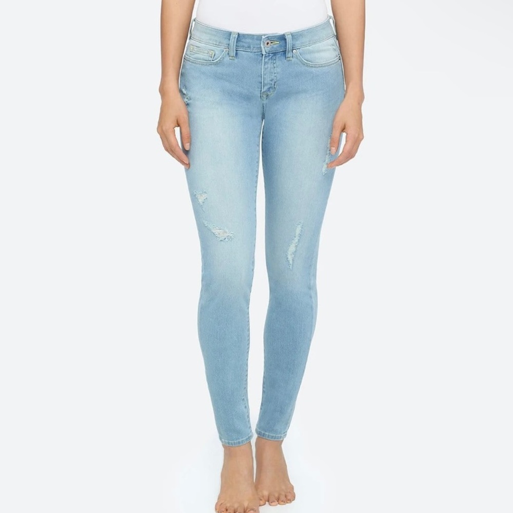 Yummie by Heather Thomson SUN BLEACHED Modern Mid Rise Skinny Jeans